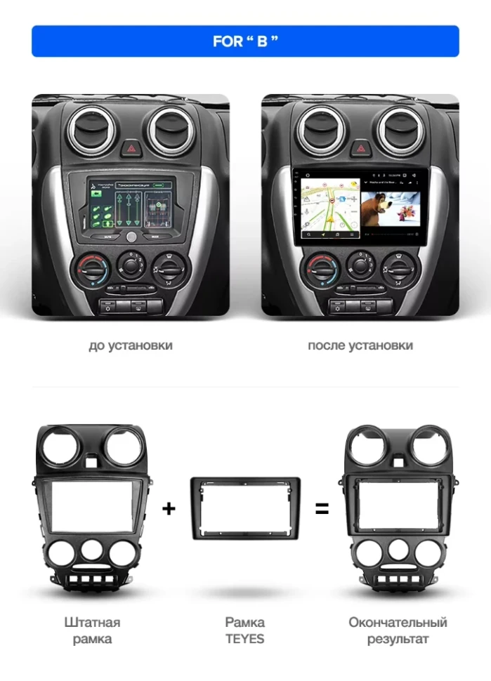 Штатная магнитола Teyes CC3L 4/64 Lada Granta Sport (2011-2018) Тип-A