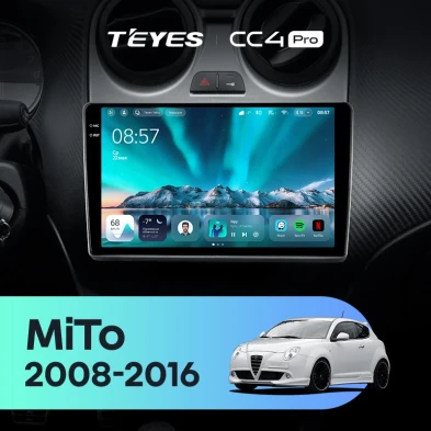Штатная магнитола Teyes CC4 Pro 12/256 Alfa Romeo MiTo 955 (2008-2016)