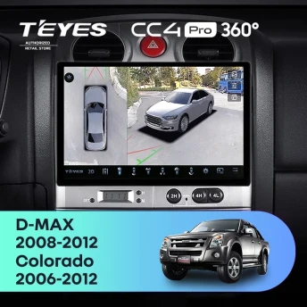 Штатная магнитола Teyes CC4 Pro 360 8/128 Chevrolet Colorado (2006-2012) (11")