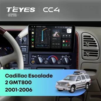 Штатная магнитола Teyes CC4 8/128 Cadillac Escalade 2 GMT800 (2001-2006)