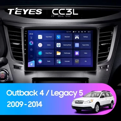 Штатная магнитола Teyes CC3L 4/64 Subaru Legacy 5 (2009-2014)