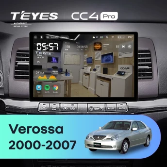 Штатная магнитола Teyes CC4 Pro 12/256 Toyota Verossa (2000-2007) F2 (13")