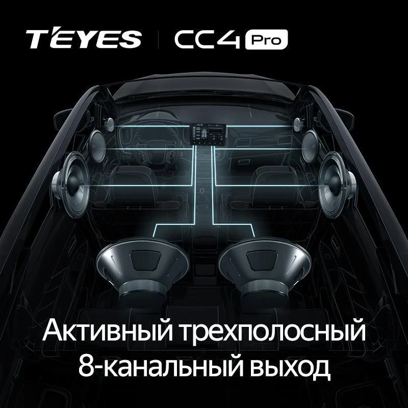 Штатная магнитола Teyes CC4 Pro 12/256 Geely Emgrand EC7 1 (2009-2016) (13")