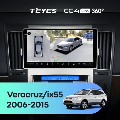 Штатная магнитола Teyes CC4 Pro 360 8/128 Hyundai ix55 (2006-2015)