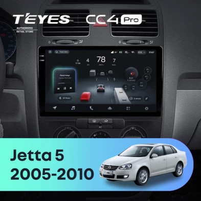 Штатная магнитола Teyes CC4 Pro 12/256 Volkswagen Jetta 5 (2005-2010) F1
