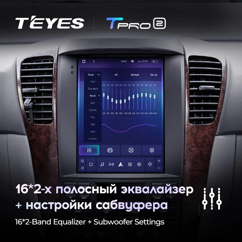 Штатная магнитола Tesla style Teyes TPRO 2 6/128 Kia Sorento BL (2002-2006)