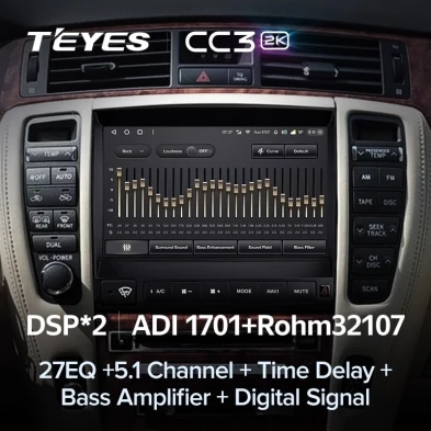 Штатная магнитола Teyes CC3 2K 4/32 Toyota Crown 12 S180 (1999-2008)