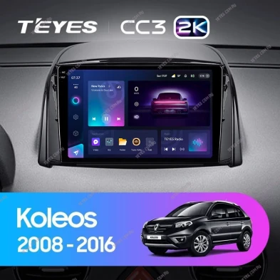 Штатная магнитола Teyes CC3 2K 4/32 Renault Koleos (2008-2016) Тип-A