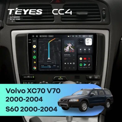 Штатная магнитола Teyes CC4 6/64 Volvo S60 (2000-2004)