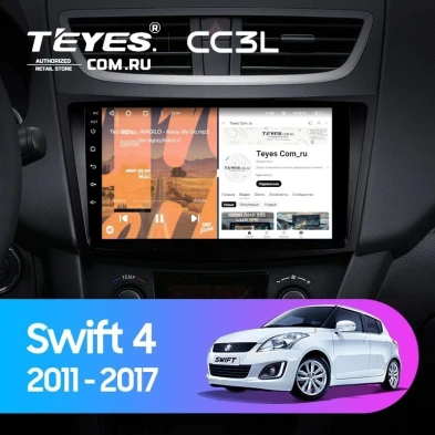 Штатная магнитола Teyes CC3L 4/64 Suzuki Swift 4 (2011-2017)