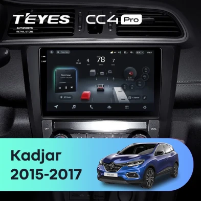 Штатная магнитола Teyes CC4 Pro 12/256 Renault Kadjar (2015-2017)