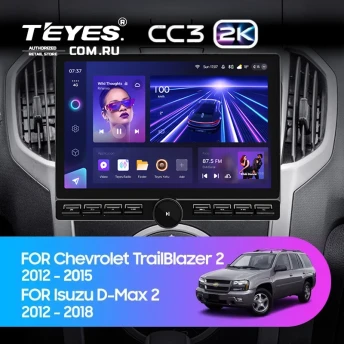 Штатная магнитола Teyes CC3 2K 6/128 Chevrolet TrailBlazer 2 (2012-2015) (13" с кнопками)