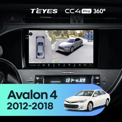 Штатная магнитола Teyes CC4 Pro 360 12/256 Toyota Avalon IV XX40 (2012-2018)