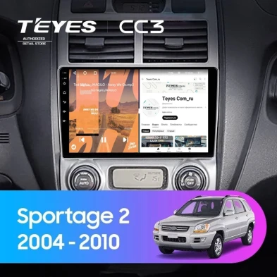 Штатная магнитола Teyes CC3 4/32 Kia Sportage 2 (2004-2010) F1