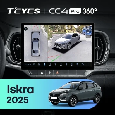 Штатная магнитола Teyes CC4 Pro 360 12/256 LADA Iskra SW Cross (2025-2026) Тип-A (11")