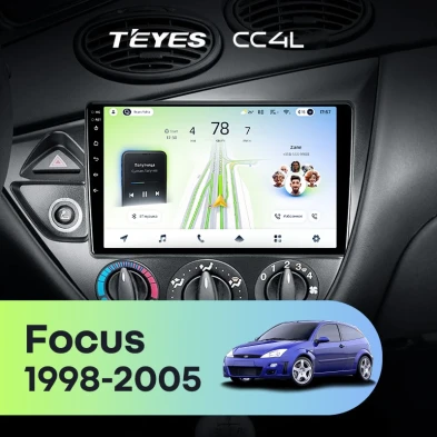 Штатная магнитола Teyes CC4L 6/64 Ford Focus 1 (1998-2005)