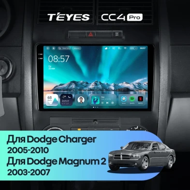 Штатная магнитола Teyes CC4 Pro 12/256 Dodge Charger 6 LX (2005-2010)