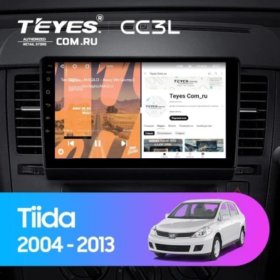 Штатная магнитола Teyes CC3L 4/32 Nissan Tiida C11 (2004-2013) F2